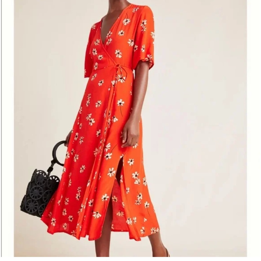 Anthropologie Faithfull Rivera Botany Midi Dress